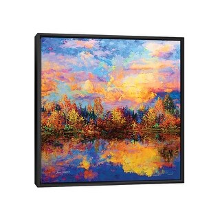 iCanvas "Warm Meaningful Wishes" by Leon Devenice Framed Canvas Print ...