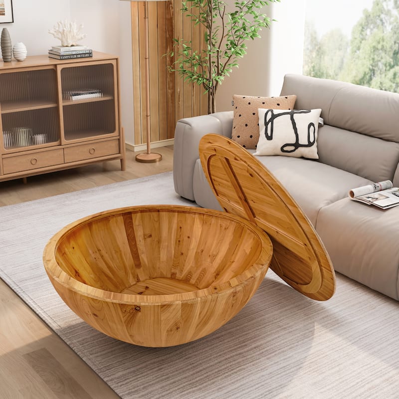Bucket Shaped Coffee Table for Office, Dining Room and Living Room