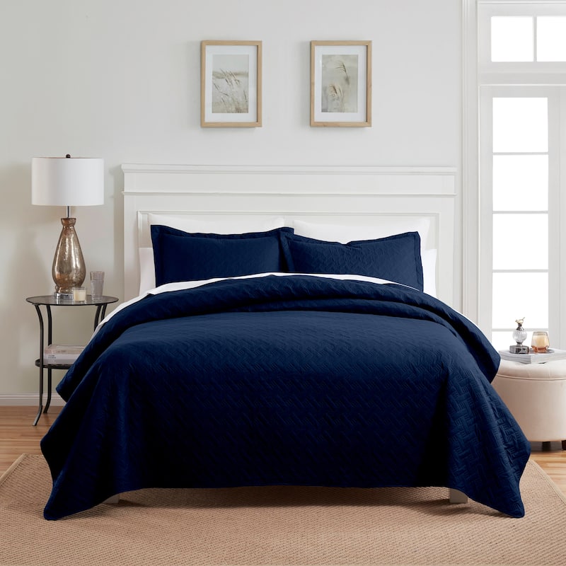 Dan River 2 Piece Basket Pinsonic Quilt Set