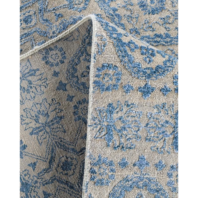 Ikat One-of-a-Kind Hand-Knotted Area Rug - Beige, 8' 2" x 10' 1" - 8' 2" x 10' 1"