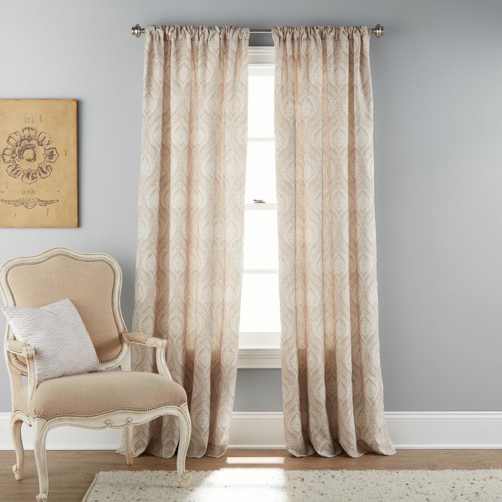 Nanshing Naomi Sheer Rod Pocket Single Curtain Panel - 50 x 84"