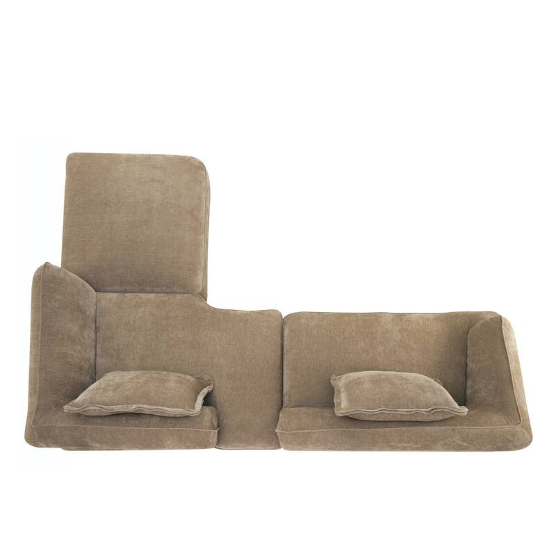 Christopher Knight Home - Modern Upholstered Sectional Sofa with Curved Silhouette