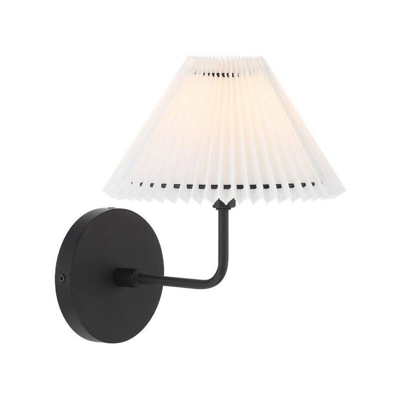 Bellevue SH90105 Pleated 11" Tall Wall Sconce