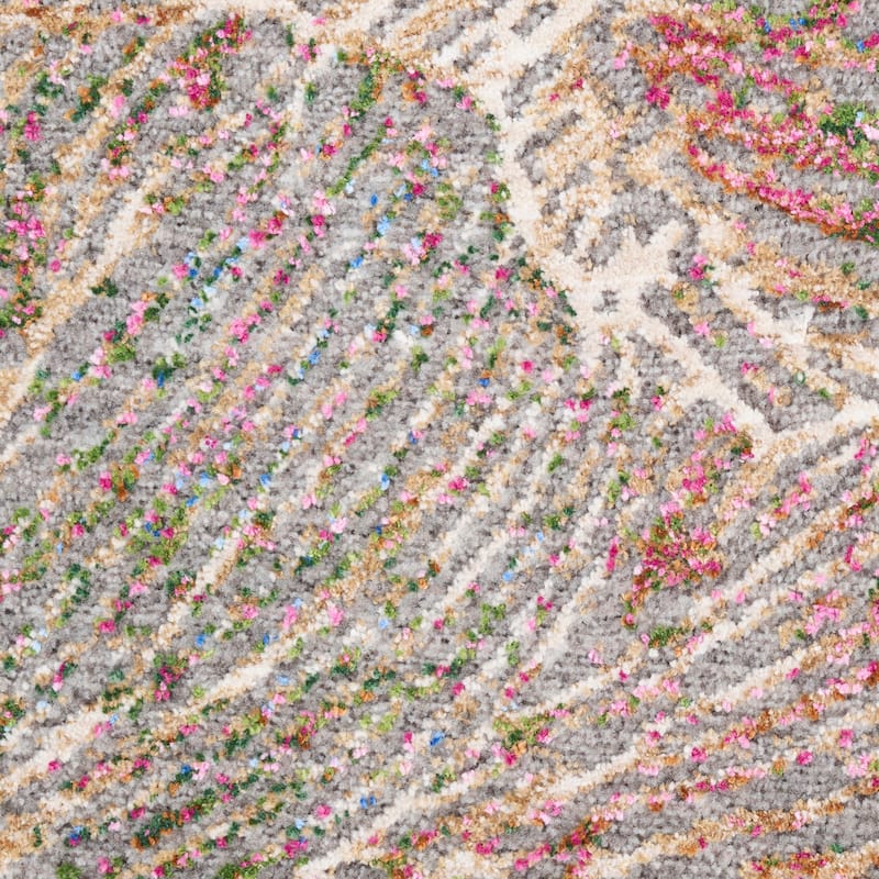 Nourison Quaint Harmony Indoor only Green Floral Area Rug