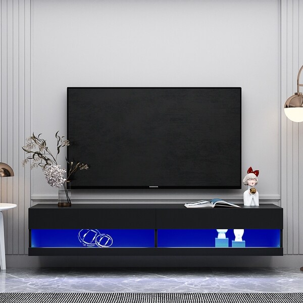 Floating tv stand for 80 inch tv cheap