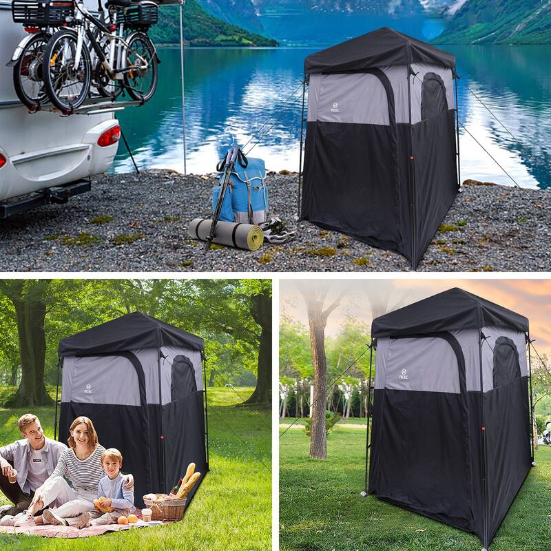 Instant Pop-Up Privacy Tent, Oversize Outdoor Shower, Changing, and Toilet Enclosure