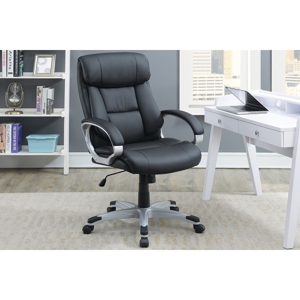 Silver high back hot sale chair