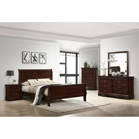 Picket House Furnishings Ellington Full Panel 3PC Bedroom Set in Cherry
