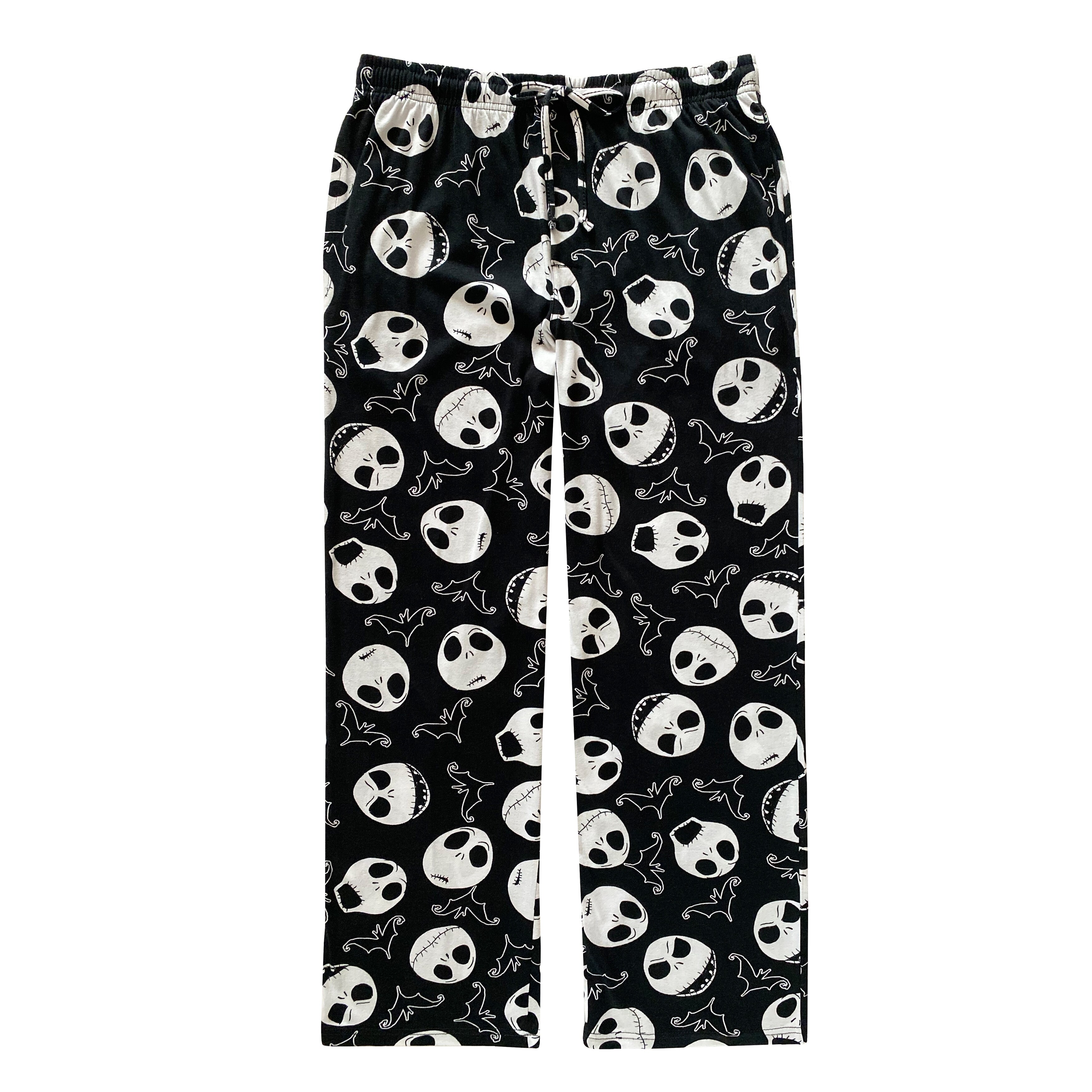Shop Disney Nightmare Before Christmas Men S Jack Bats Cotton Pajama Pants Overstock 32282916
