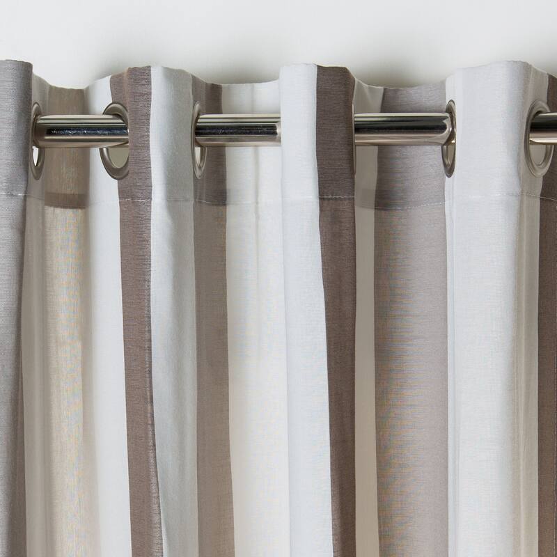 SAFAVIEH Lyse Semi-Sheer Window Curtain Panel