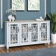 preview thumbnail 12 of 34, 63" Vintage Style Wood Kitchen Accent Buffet Sideboard Cabinet - 63" in Width