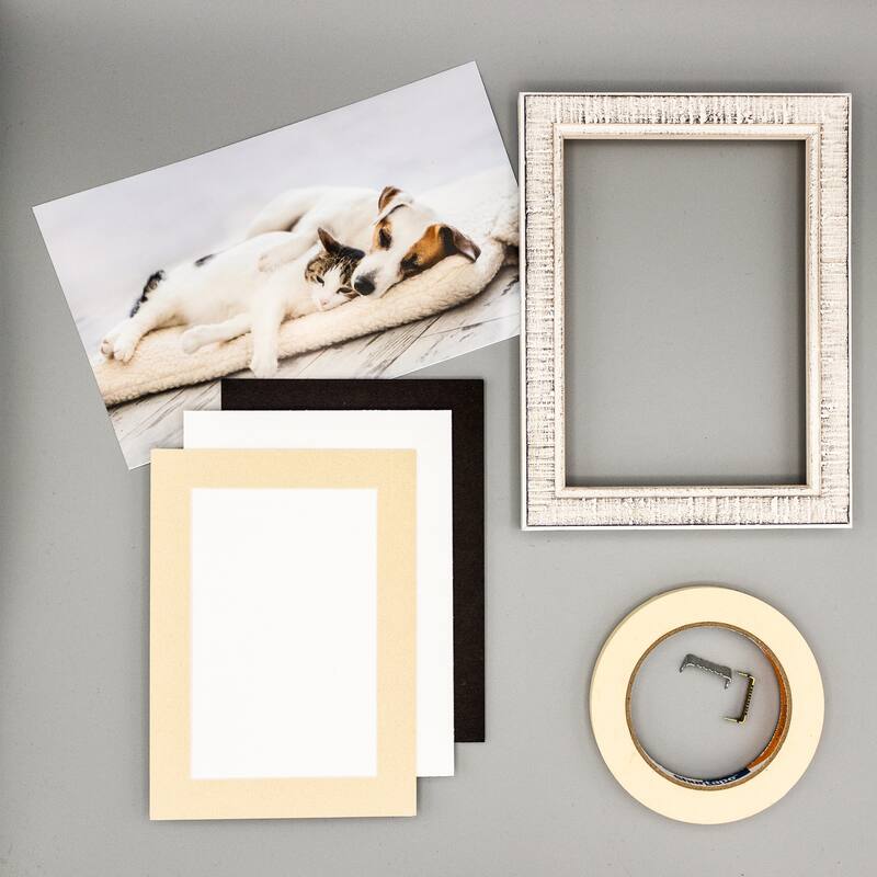 12x18 Mat Bevel Cut for 10x16 Photos - Acid Free Tan Precut Matboard - For Pictures, Photos, Framing