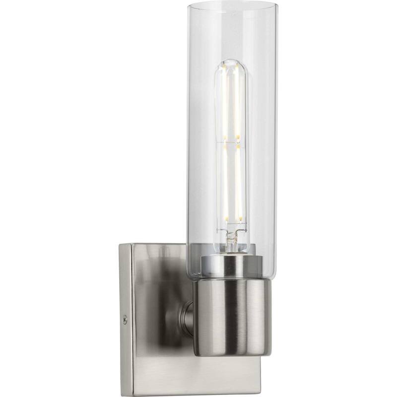Progress Lighting Clarion 13" Tall Bathroom Sconce - Brushed Nickel
