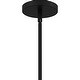 preview thumbnail 6 of 7, Willa 1-Light Matte Black Pendant