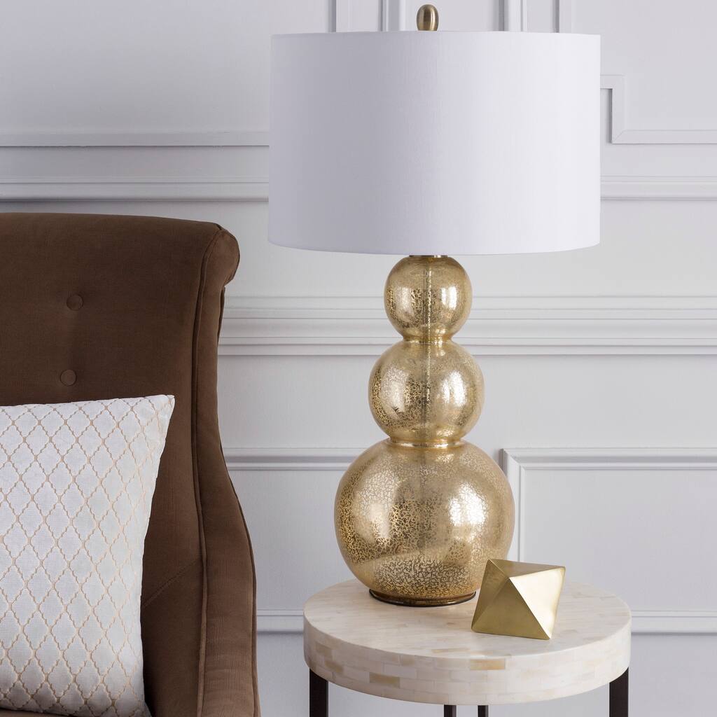 Glamorous Gold Glass Table Lamp
