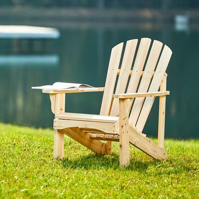 Jaxport Natural Wood Adirondack Chair