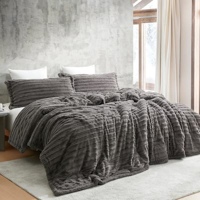 You're Makin Me Plush® - Coma Inducer® Oversized Comforter Set - Petrified Oak