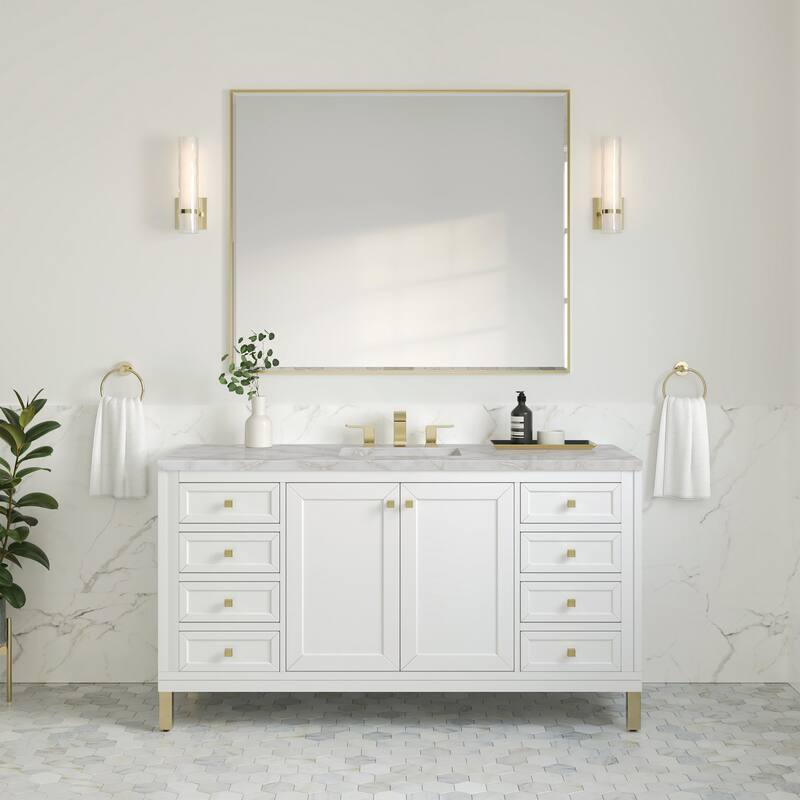 James Martin Vanities 503-V60S-FVSL Chicago 60" Free Standing Single