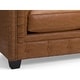 preview thumbnail 15 of 27, Hancock Tufted Top Grain Italian Leather Chesterfield Sofa - 31" H x 86" W x 40" D