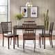 Simple Living Solid Wood Slat Back Dining Chairs (Set of 4)