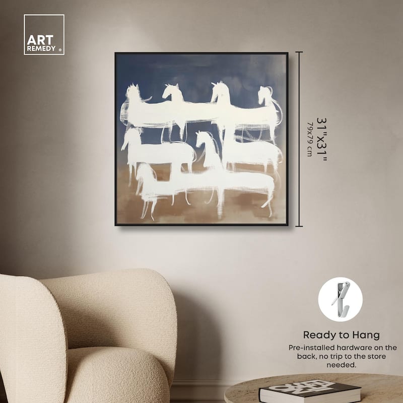 Phantom Herd Canvas by Art Remedy