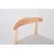preview thumbnail 14 of 16, Open Back Dining Bar Stools Wood Frame Counter Lounge Chairs Set of 2