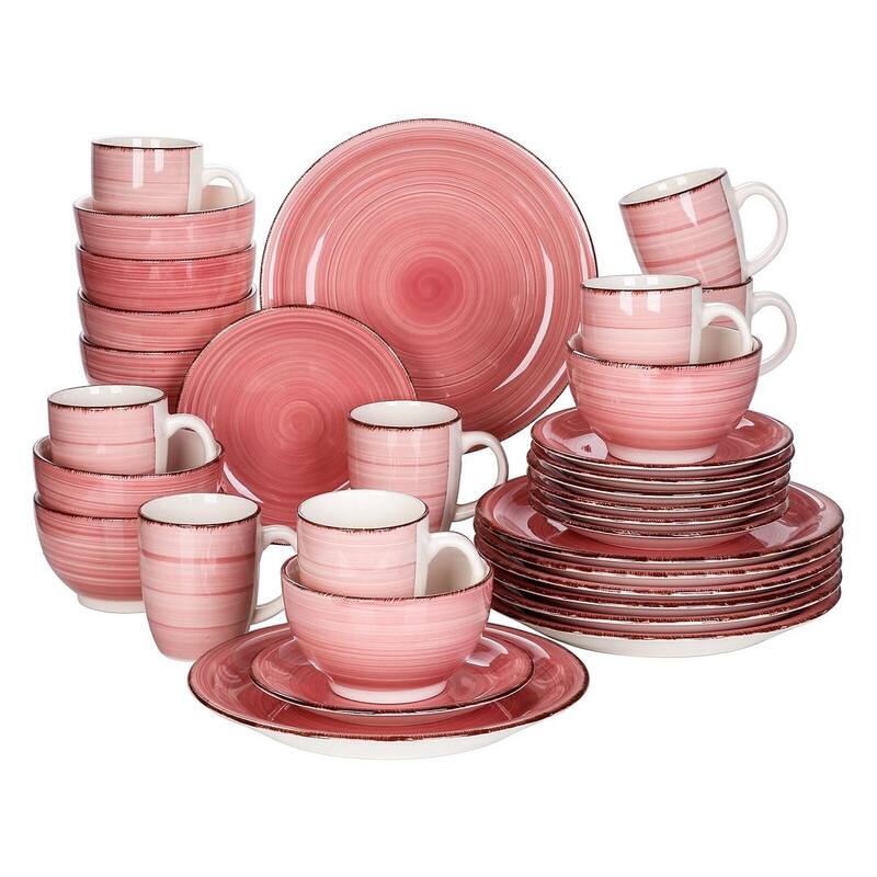 vancasso 32-Piece Exquisite Stoneware Dinnerware Set (Service for 8)