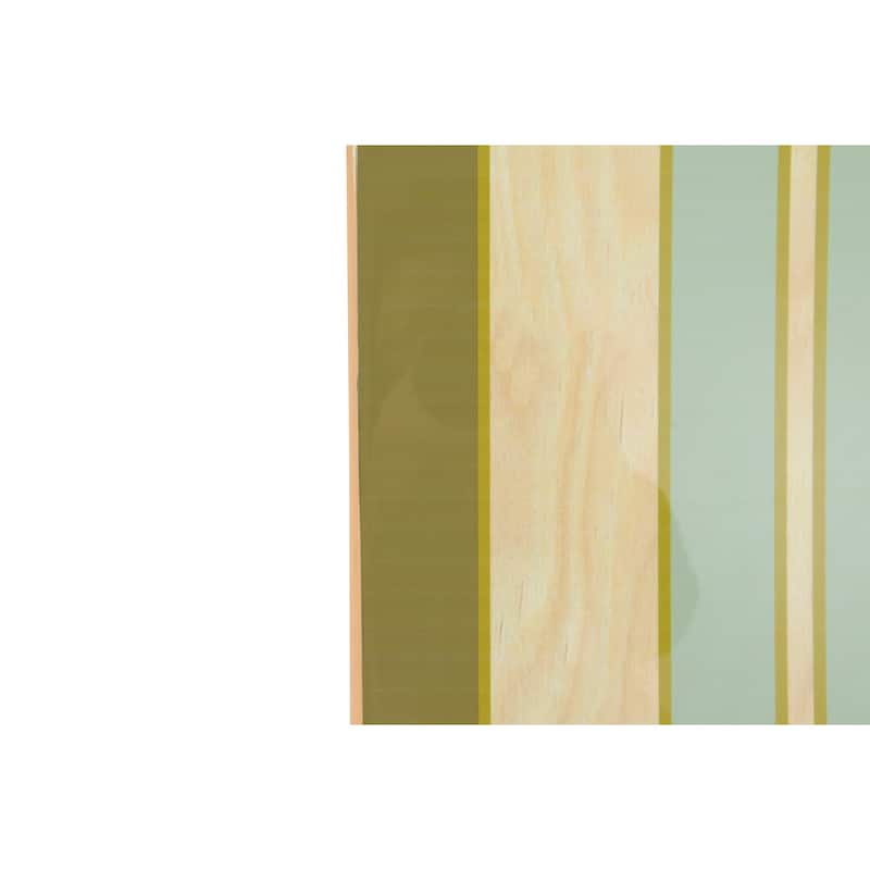 Lacquered Wood Surfboard Wall Décor