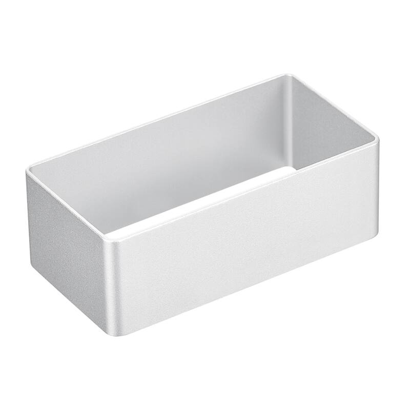 4pcs Metal Cookie Cutters, Aluminum Alloy Rectangle Cookie Cutter Mould, Silver