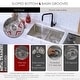 preview thumbnail 8 of 42, Dual-Mount Stainless Steel Workstation Kitchen Sink built in Accessories