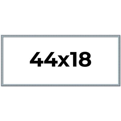 44x18 Frame Rustic Sky Blue Solid Wood Picture Frame | 0.75 Inch