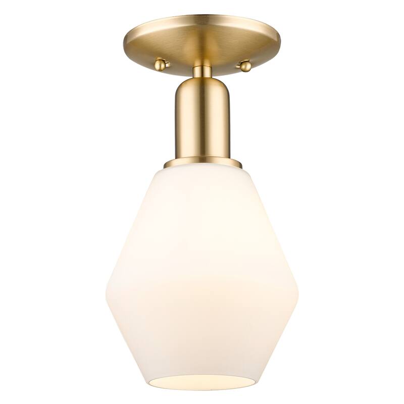 Innovations Lighting Endless Possibilities Arcadia - Cindyrella - 1 Light 6" Semi-Flush Mount - Champagne Bronze