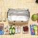 preview thumbnail 5 of 6, 30L Collapsible Insulated Picnic Basket with Lid, Sturdy Handles, and Waterproof Interior