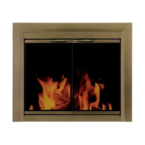 Shop Pleasant Hearth Ca 3200 Cahill Cabinet Style Fireplace Screen