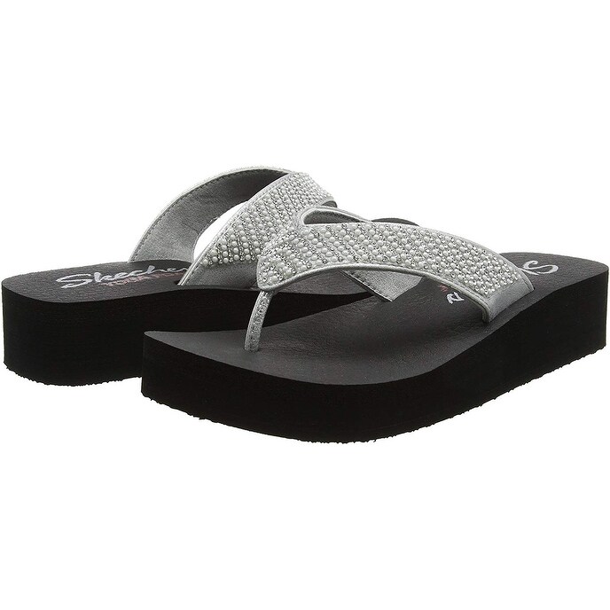 skechers sparkly flip flops