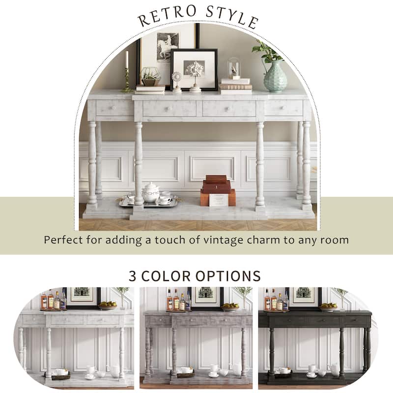 Modern Country Style Console Table for Hallways, Living Rooms, and Bedrooms