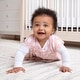 preview thumbnail 2 of 3, HALO SleepSack wearable blanket, Micro-fleece, Pink Daisy, L, 12-18M - large