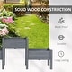 preview thumbnail 5 of 16, Outsunny 73" x 18" x 32" 3 Tier Raised Garden Bed w/ Three Elevated Planter Box, Freestanding Wooden Plant Stand