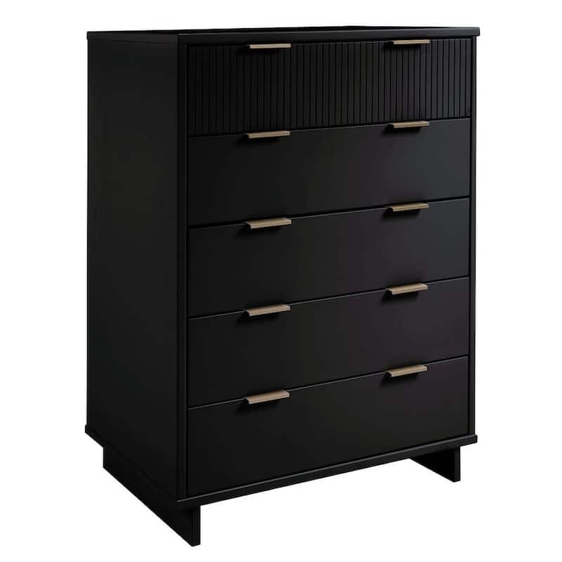 Manhattan Comfort Granville 45.27" Modern Tall 5 Drawer Dresser