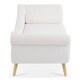 preview thumbnail 9 of 18, 70.86"W Chaise Lounge with Scroll Arm
