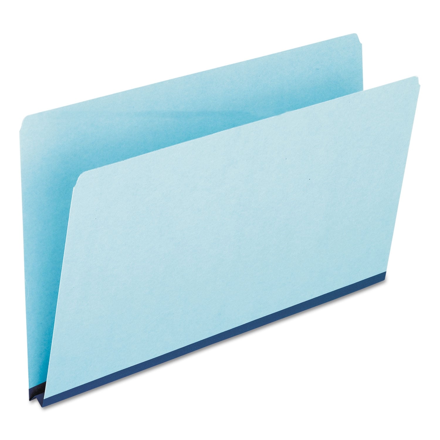 Pressboard Expanding File Folders, Straight Tabs, Legal Size, Blue