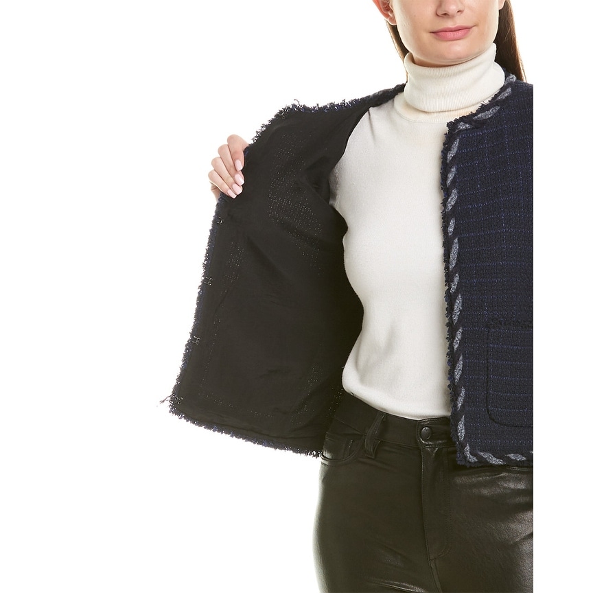 rebecca taylor braided tweed jacket