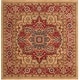 preview thumbnail 18 of 29, SAFAVIEH Mahal Reka Traditional Grandeur Red/ Natural Rug 5'1" Square - Red/Natural - Square