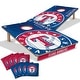 preview thumbnail 1 of 5, Texas Ranger MLB Tailgate Cornhole Board Set Include Carrying Case