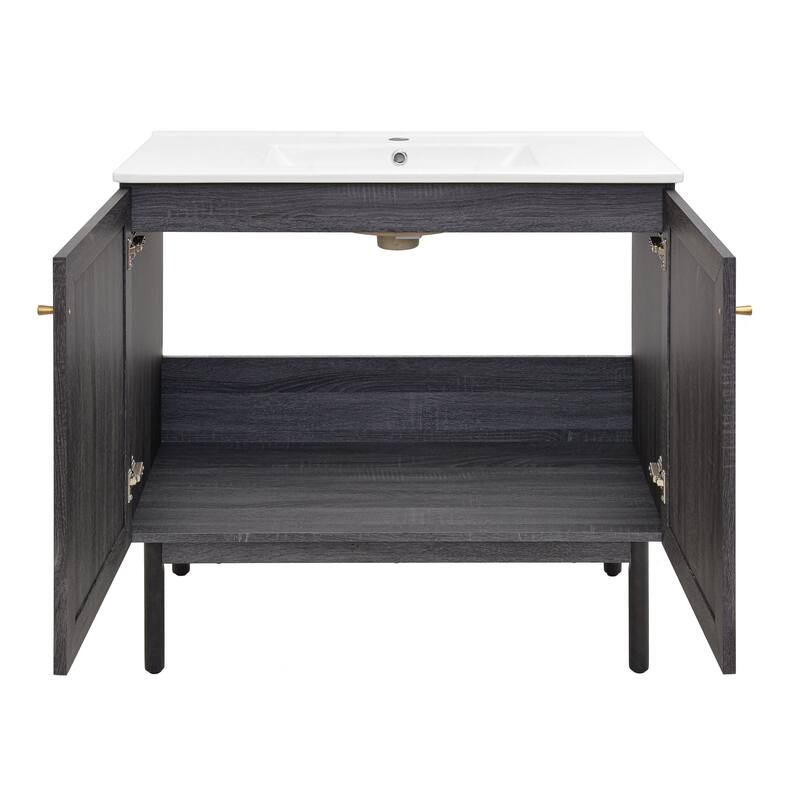 Classe Bathroom Vanity in Oak