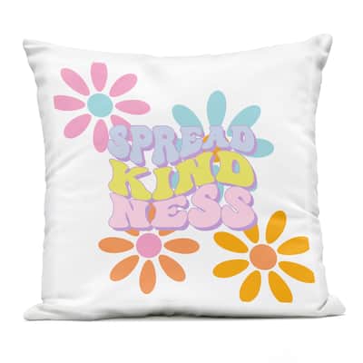 Stupell Groovy Spread Kindness Printed Outdoor Throw Pillow Design by Jesse Keith