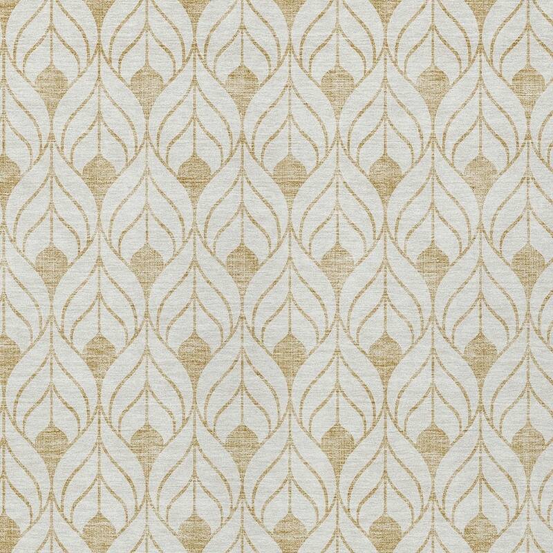 HomeRoots Geometric Transitional Rectangle Outdoor Rug