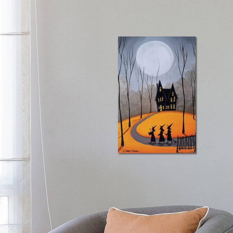 iCanvas "Three Little Witches" by Debbie Criswell Canvas Print - 26x18x1.5