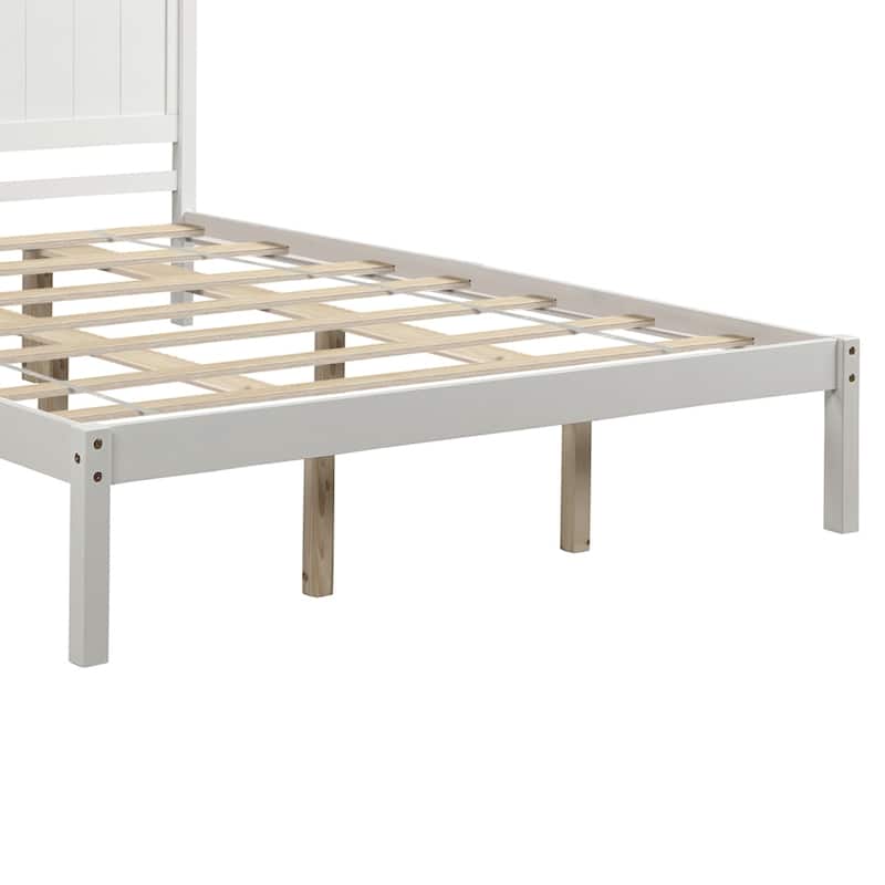 Modern Platform Bed Frame with Headboard
