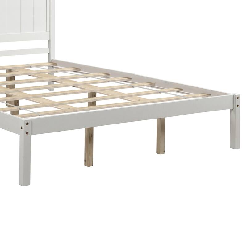 Platform Bed Frame with Headboard,Queen
